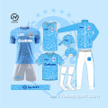 Custom Sublimation Soccer Wear Kits Team Training Breathable Short Sleeve Football Uniforms Club Shirt Adult Set Soccer Jersey